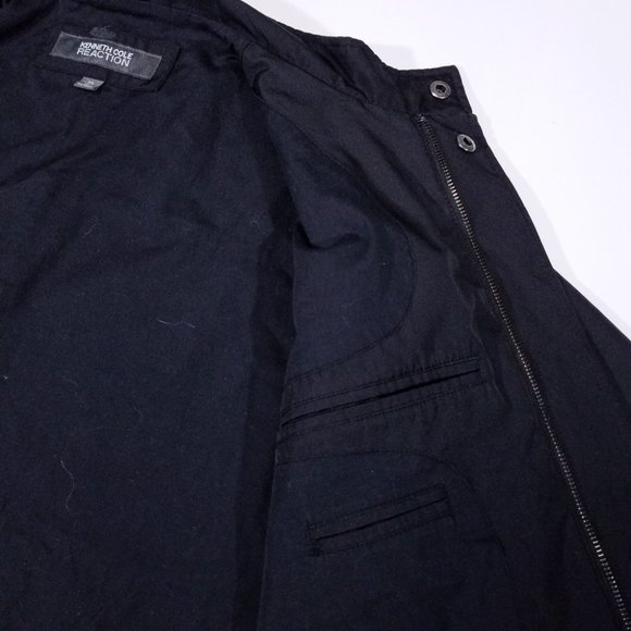 Kenneth Cole Reaction Black Zip-up Jacket - Picture 8 of 11